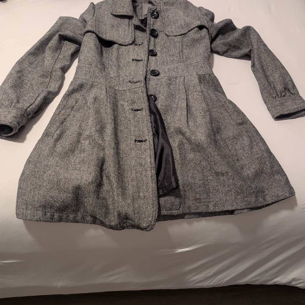 Forever 21 Charcoal Trench Coat